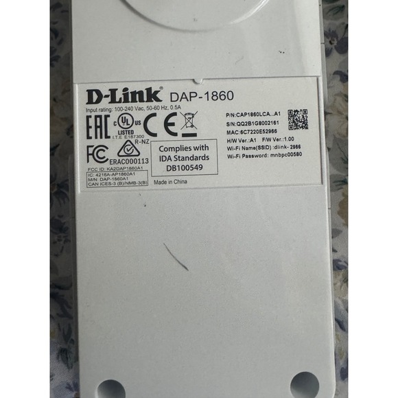 D-Link DAP-1860 AC2600 Wireless WiFi Range Extender Internet Booster - Picture 2 of 4
